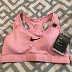 NWT Women’s Pink Nike Dri-Fit Victory Sports Bra - Size XS
